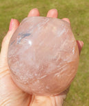 Haematoid Quartz Skull | Crystal Carvings | Polished Crystal Spheres