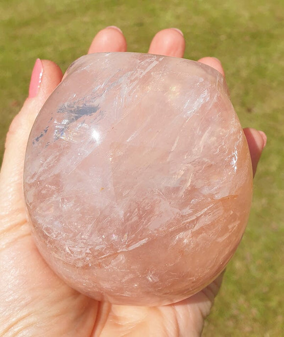 Haematoid Quartz Skull | Crystal Carvings | Polished Crystal Spheres