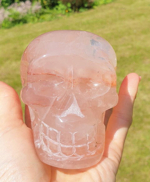 Haematoid Quartz Skull Crystal Carvings > Polished Crystal Spheres