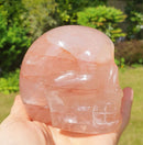 Haematoid Quartz Skull | Crystal Carvings | Polished Crystal Spheres