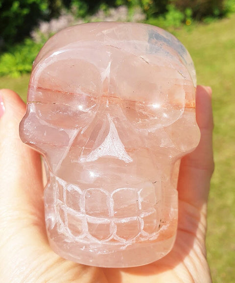 Haematoid Quartz Skull Crystal Carvings > Polished Crystal Spheres