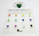 Heart Mood Ring (Adjustable) | Crystal Jewellery | Gemstone Rings