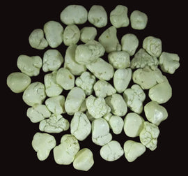 Ivory Magnesite Healing Crystal Tumble Stones (x3) | Cut & Polished Crystals | Polished Crystal Tumble Stones