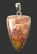 Jasper Shield Pendant | Crystal Jewellery | Crystal Pendants