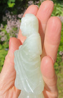 New Jade Kuan Yin  Statue | Crystal Carvings | Crystal Angels