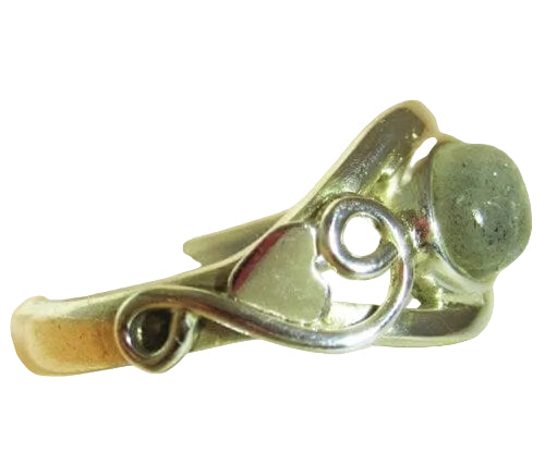 Labradorite Celtic Ring (Size 0) | Crystal Jewellery | Gemstone Rings