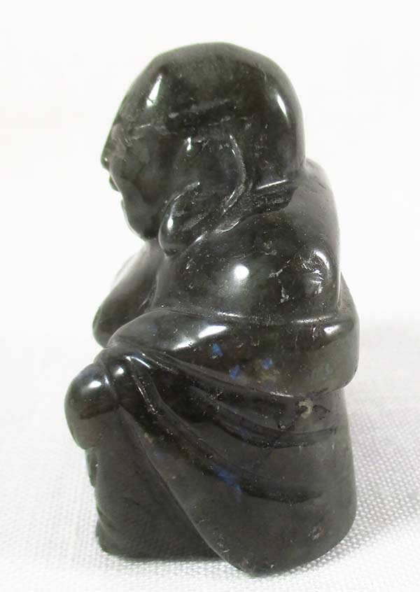 Labradorite Happiness Buddha - Crystal Carvings > Hand Carved Buddhas