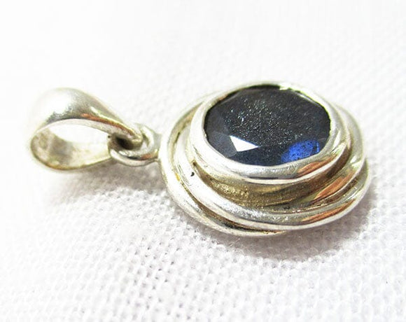Labradorite Rose Pendant (Small) | Crystal Jewellery | Crystal Pendants