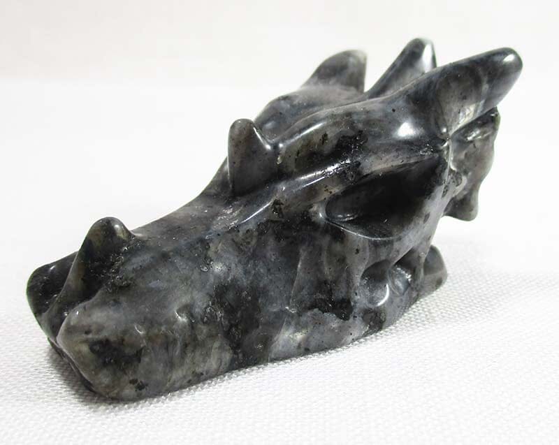 Lavakite Dragons Head Crystal Carvings > Carved Crystal Animals