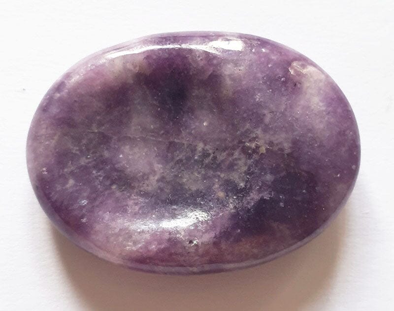 Lepidolite Thumb Stone Cut & Polished Crystals > Polished Crystal Thumb Stones