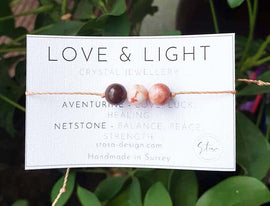 Love and Light Friendship Bracelet | Crystal Jewellery | Gemstone Bracelets