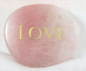 Love Rose Quartz Thumb Stone - 3