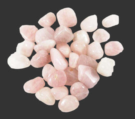 C Grade Rose Quartz Healing Crystal Tumble Chips (x3) | Cut & Polished Crystals | Polished Crystal Tumble Stones