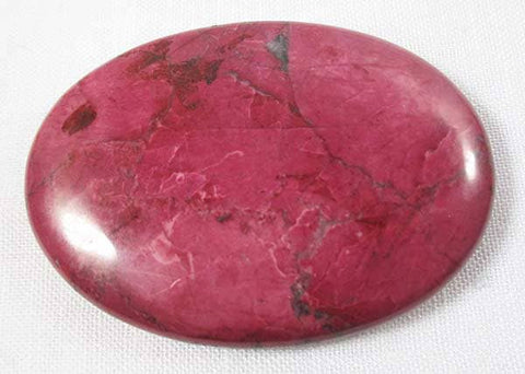 Maroon Red Howlite Palm Stone Cut & Polished Crystals > Polished Crystal Palm Stones