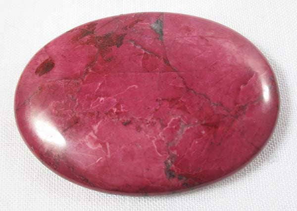 Maroon Red Howlite Palm Stone - Cut & Polished Crystals > Polished Crystal Palm Stones