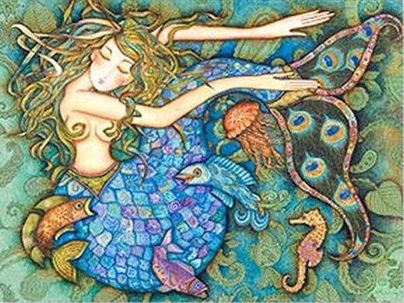 Mermaid Happy Birthday Card | Books & Greeting Cards