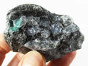 Mica Schist Rock with Tiny Emerald Patch - 4
