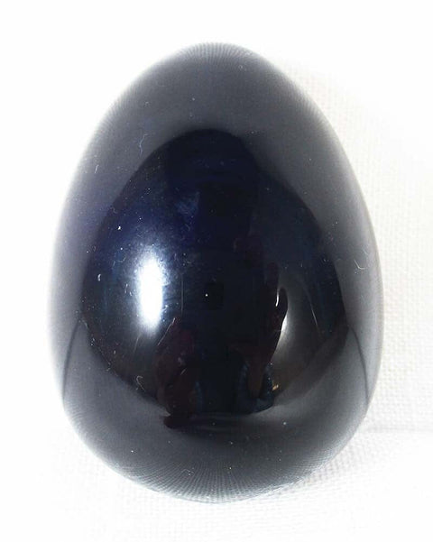Midnight Blue Agate Egg Crystal Carvings > Polished Crystal Eggs