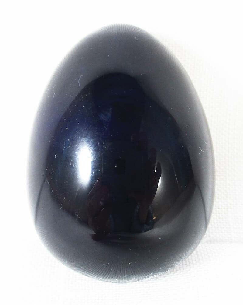 Midnight Blue Agate Egg - Crystal Carvings > Polished Crystal Eggs