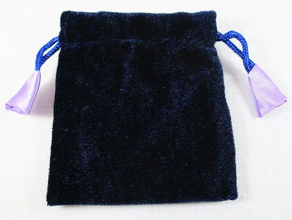 Midnight Blue Velvety Pouch | Gift Boxes & Pouches