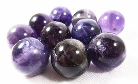 Mini Amethyst Sphere (x1) | Crystal Carvings | Polished Crystal Spheres