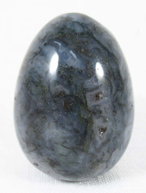 Moss Agate Egg Crystal Carvings > Polished Crystal Eggs