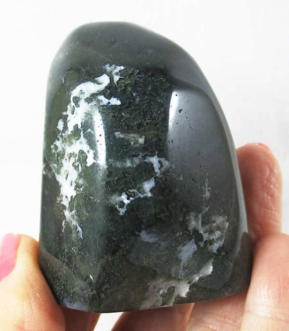 Moss Agate Freeform | Cut & Polished Crystals | Polished Freeform Crystals