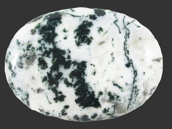 Moss Agate Palm Stone | Cut & Polished Crystals | Polished Crystal Palm Stones