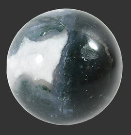 Moss Agate Sphere | Crystal Carvings | Polished Crystal Spheres