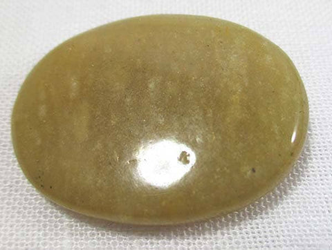 Mustard Aventurine Thumb Stone B Grade Cut & Polished Crystals > Polished Crystal Thumb Stones