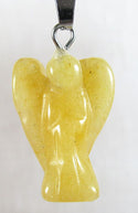 Mustard Calcite Angel Pendant (Small) - 1