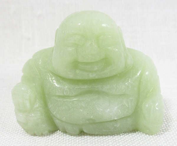 New Jade Buddha (Small) - Crystal Carvings > Hand Carved Buddhas