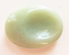 New Jade Thumb Stone | Cut & Polished Crystals | Polished Crystal Thumb Stones
