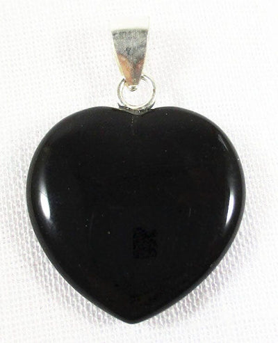Black Obsidian Heart Crystal Pendant (Small) | Crystal Jewellery | Crystal Pendants