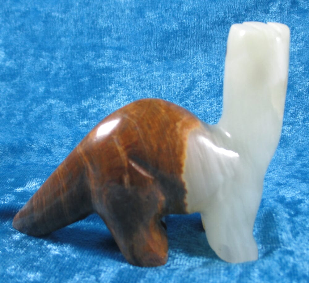 Onyx Brontosaurus (Large) - Crystal Carvings > Carved Crystal Animals