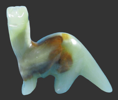 Onyx Brontosaurus (Large) | Crystal Carvings | Carved Crystal Animals