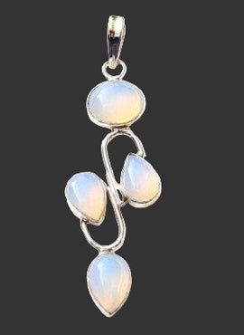 Opalite 4 Crystal Pendant | Crystal Jewellery | Crystal Pendants