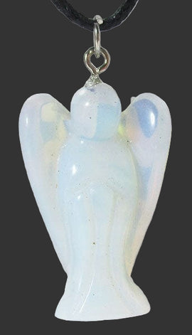 Opalite Guardian Angel Pendant | Crystal Jewellery | Angel Pendants