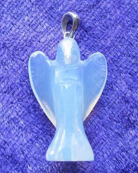 Opalite Guardian Angel Pendant | Crystal Jewellery | Angel Pendants