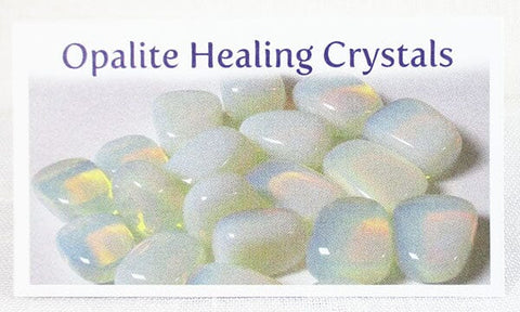 Opalite Healing Crystals Properties Card Only Others > Books & Greeting Cards
