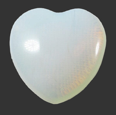 Opalite Heart (Small) | Crystal Carvings | Polished Crystal Hearts