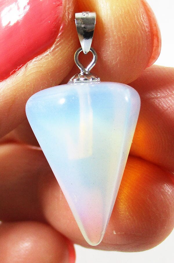 Opalite Pendulum pendant (Small) - Crystal Jewellery > Crystal Pendants