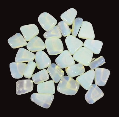 Opalite Healing Crystal Tumble Stones (x3) | Cut & Polished Crystals | Polished Crystal Tumble Stones