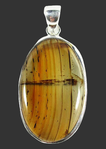 Oval Agate Pendant | Crystal Jewellery | Crystal Pendants