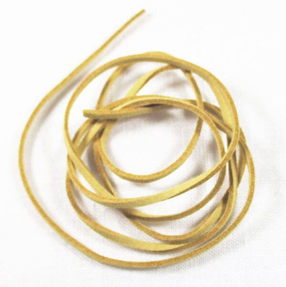 Pale Brown Suede Style Neck Cord (1 metre) | Chains & Neck Cords