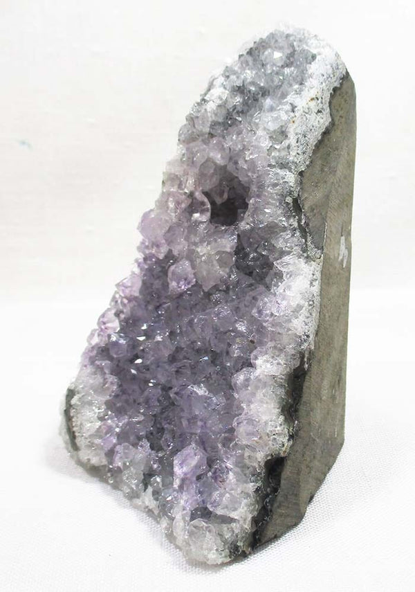 Pale Lilac Rough Amethyst Standing Cluster - 3