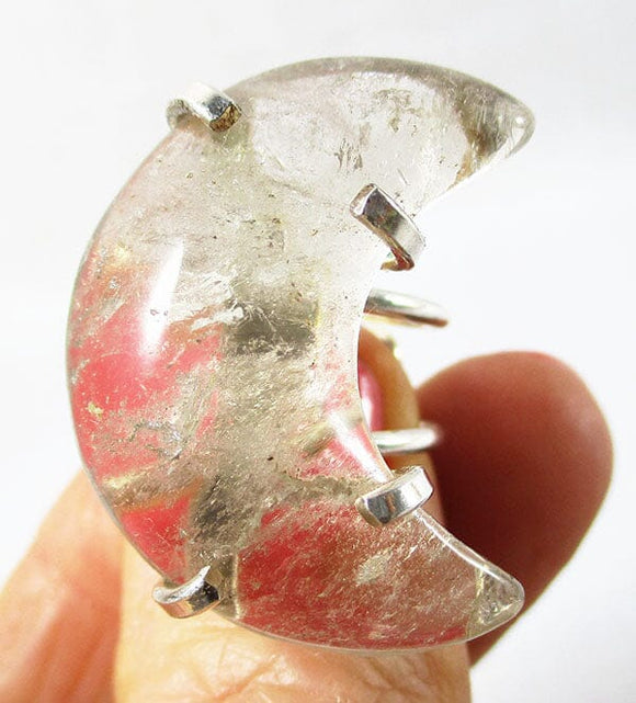 Pale Smoky Quartz Adjustable Ring | Crystal Jewellery | Gemstone Rings