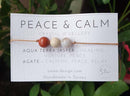 Peace and Calm Friendship Bracelet | Crystal Jewellery | Gemstone Bracelets