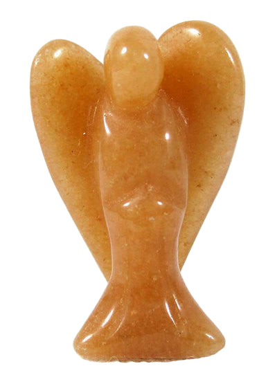 Peach Aventurine Crystal Angel (Small) | Crystal Carvings | Crystal Angels