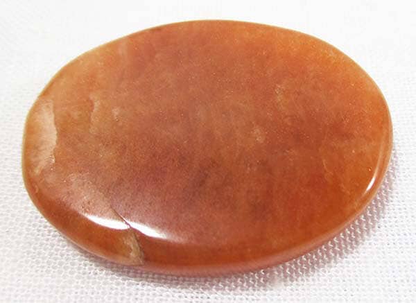 Peach Aventurine Thumb Stone B Grade - Cut & Polished Crystals > Polished Crystal Thumb Stones